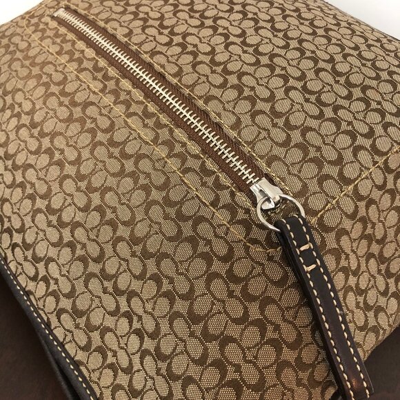 Coach Vintage Signature Large Duffle Shoulder Bag - Picture 12 of 14